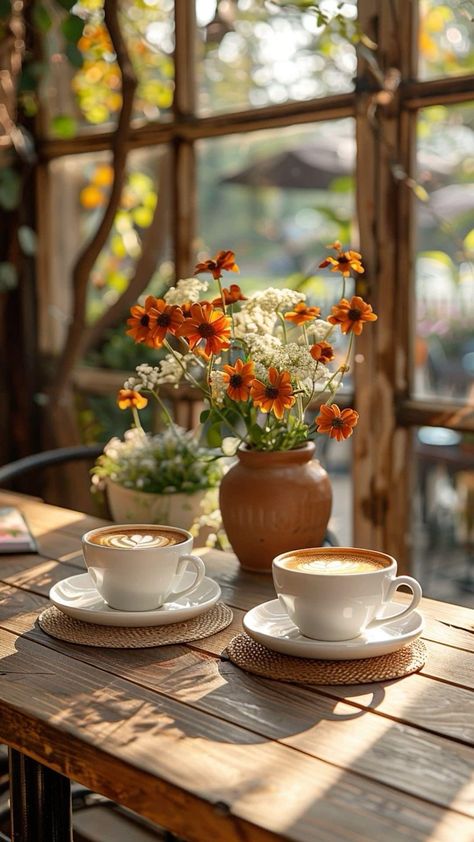 Good Morning Cup Of Coffee, Cup Of Coffee Aesthetic, Coffee Time Morning, Coffee Mug Photography, Good Morning With Coffee, Flower And Coffee, Company Aesthetic, Cafe Mugs, Photo Of Coffee