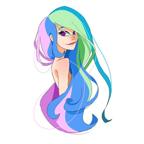 Celestia (My Little Pony) by guywhodoesart Princess Celestia Human, Celestia Human, Sailor Moon Luna, Celestia And Luna, Human Drawing, My Little Pony Comic, Princess Celestia, Mlp Equestria Girls, Mlp Pony