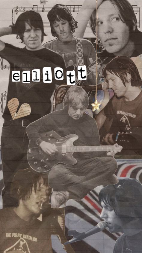 Elliot Smith, Confidence Man, Elliott Smith, Collage Moodboard, Im Gonna Love You, Midwest Emo, Music Nerd, Music Collage, Missing You So Much