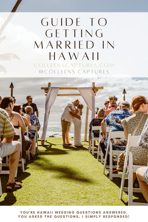 Wedding In Hawaii Dresses, Small Wedding In Hawaii, Hawaii Wedding Dress Beach, Beach Wedding Hawaii, Maui Wedding Ideas, Hawaiian Wedding Ideas, Small Hawaii Wedding, Wedding Ideas Hawaii, Hawaii Wedding Ideas