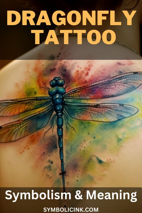 Dragonfly Tattoo Meaning Small Colorful Dragonfly Tattoos, Dragon Fly Sleeve Tattoo, Dragonfly Tattoo Meaning Woman, Infinity Dragonfly Tattoo For Women, Realism Dragonfly Tattoo, Dragonfly Tattoo For Men, Mens Dragonfly Tattoo, Dragonfly Shoulder Tattoo, Dragonfly Tattoo Sleeve