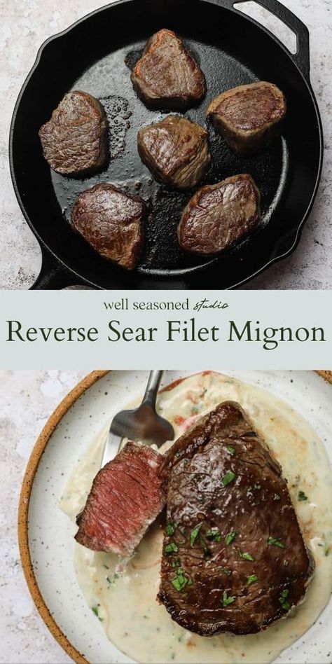 Thermomix, Quiche, Reverse Sear Filet Mignon, Pan Seared Filet Mignon, Reverse Sear Steak, Filet Mignon Recipe, Filet Steak, Broiled Steak