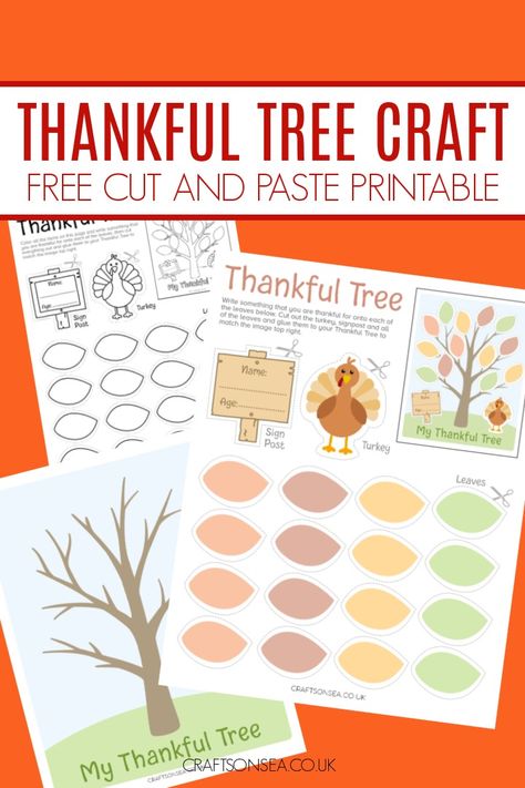 Create a thankful tree for kids with this step-by-step guide and download the free printable template to use with two designs to choose from. Free Thankful Tree Template, Free Thankful Tree, Thanksgiving Tree Printable Free, Preschool Thankful Tree, Thankful Tree Printable Free, Grateful Crafts For Kids, Thankful Free Printable, Thankful Worksheets Free Printable, Thankful For Crafts For Kids