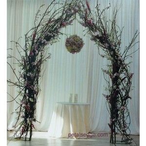 Branch wedding arch Branch Arch Wedding, Diy Wedding Arch, Fallen Arches, Wedding Arch Rustic, Curly Willow, Trendy Wedding, Rustic Diy, Wedding Arch, Wedding Centerpieces