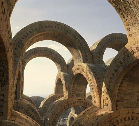 Stone Arch, Silver Lake, Brutalism, Amazing Architecture, Landscape Architecture, Art And Architecture, Interior Architecture, Science Fiction, Architecture Design