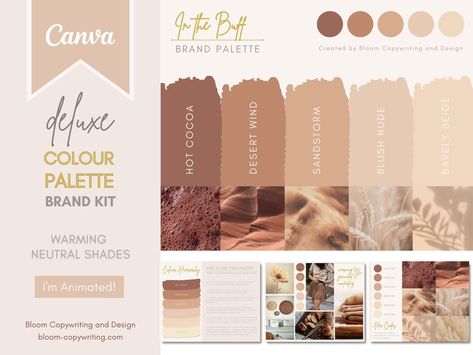 Deluxe Nude Brand Palette Editable Canva Colour Palette With - Etsy Nude Colour Palette, Colour Palette With Hex Codes, Beige Colour Palette, Wedding Vowels, Nude Color Palette, Vowel Renewal, Fall Color Schemes, Trend Board, Nude Colour