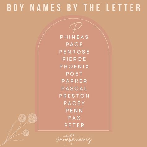 P Baby Names, Names I Love, P Names, Free Watercolor Flowers, The Letter P, Girls Names, Letter P, I Love A, Boy Names