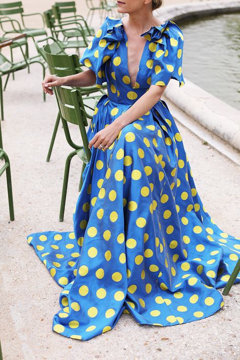 Womens polka dot dress