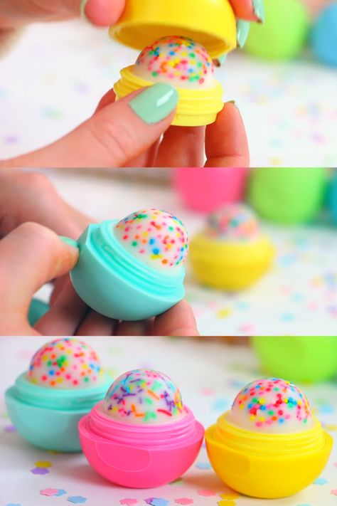 Eos Diy, Fun Diy Projects, Diy Cupcake, Lip Balm Containers, Diy Crafts For Teens, Crafts For Teens To Make, Homemade Lip Balm, Diy Cupcakes