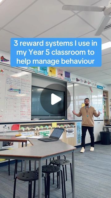 Mr Curmi |Yr 5 Teacher|😎🏀 on Instagram: "Top 3 SIMPLE and effective reward systems I use in my Year 5 class! Although you need more than a reward system to manage student behaviour on a consistent basis, these systems are a fun way to reinforce positive expectations and have your class striving to achieve a class or individual goal! #teacher #school #classroom" Team Points Classroom Reward System, Individual Student Reward System, Kindergarten Incentive Ideas, Individual Reward System For Students, Individual Classroom Management, Class Management Ideas, Student Reward System, Whole Class Reward System, Behavior Management In The Classroom