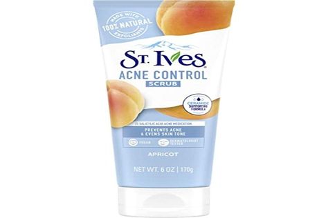 Product Description Bye-bye blemishes! From America's #1 scrub brand*, St. Ives Apricot Acne Control Face Scrub contains 100% natural walnut shell powder to deeply exfoliate for glowing skin. The 2% salicylic acid in this scrub helps prevent acne and can also help tackle 'maskne' (acne caused by protective face masks). Adding this deep cleaning face scrub to your routine along with replacing and washing your protective face masks frequently are some ways to help combat 'maskne.' This scrub also Exfoliating Facial Scrub, Cleaning Face, Apricot Scrub, Exfoliating Face Scrub, Deep Exfoliation, Salicylic Acid Acne, Acne Causes, Acne Shop, Acne Control