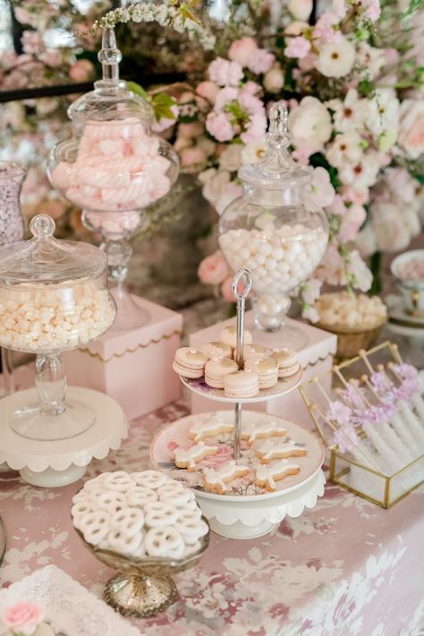 Baby Shower Girl Theme Pink, Baby Shower Blush Pink, Pink And White Baby Shower Flowers, Teaparty Baby Shower Theme, Simple Pink Baby Shower Ideas, Cozy Baby Shower Ideas, Romantic Baby Shower Ideas, Tea With The Mommy To Be, Soft Baby Shower Theme