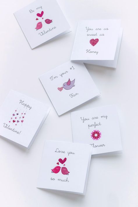 hese cute love notes are the perfect gift to express your sentiments to your significant other. Just download the template, print and surprise your lover with adorable love quotes on cards hidden into a lunch bag, or displayed in the bathroom, or used as gift tags | eatwell101.com Cute Love Notes, Love Notes For Boyfriend, Valentine Notes, Birthday Card Drawing, Birthday Gifts For Boyfriend Diy, Birthday Card Craft, Printable Valentines Cards, Valentine Cards Handmade, Birthday Cards For Boyfriend