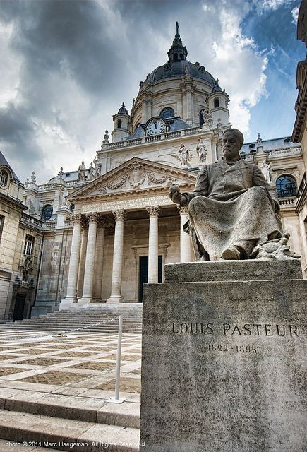 " ... Trường xưa chốn đây ngày ấy ... !!!"   " ... Trường cũ rêu phong một thời ... !!!"    Pasteur at the Sorbonne Louis Pasteur, University, Statue, Paris, Building