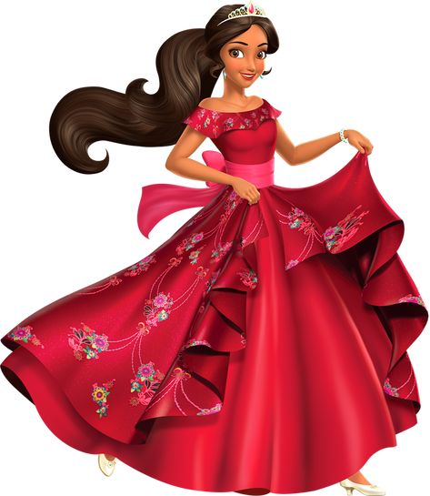 Princess Elena | Heroes Wiki | Fandom Disney Princess Red Dress, Disney Princess Elena, Princess Elena Of Avalor, Disney Elena, Princess Elena, Prințese Disney, Dress Illustration, Princess Pictures, Disney Princess Dresses