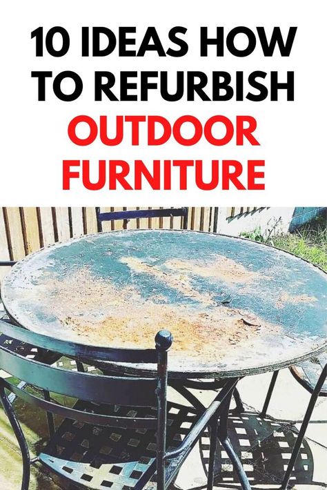 Patio Furniture Makeover Metal Patio Table Makeover, Round Patio Ideas, Metal Patio Furniture Makeover, Patio Table Makeover, Patio Table Redo, Picnic Table Makeover, Painting Patio Furniture, Metal Outdoor Table, Outdoor Furniture Makeover