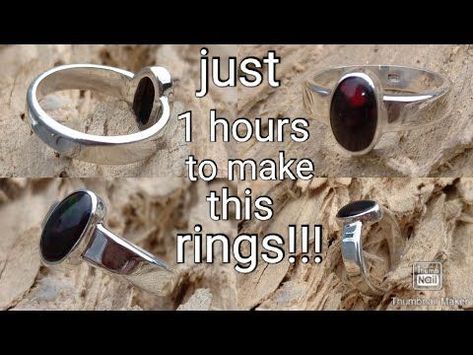 Diy Sterling Silver Rings, Metalsmithing For Beginners, Silversmithing For Beginners, How To Make Sterling Silver Rings, Silver Jewelry Tutorials, How To Make A Silver Ring, How To Make Sterling Silver Jewelry, Silversmithing Jewelry Rings, How To Make Silver Rings