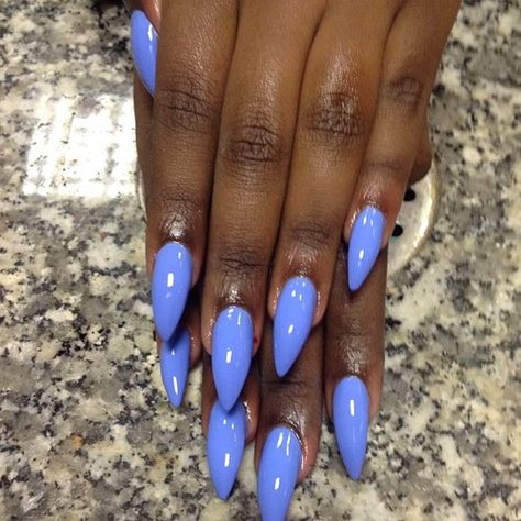 Periwinkle And Black Nails, Purple Blue Nail Color, Periwinkle And Gold Nails, Periwinkle Nails Chrome, Periwinkle Nail Designs, Baby Blue And Purple Nails, Bluish Purple Nails, Violet Blue Nails, Blueish Purple Nails