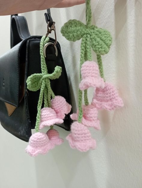 Lily of the Valley Mirror hanging Accessories, Crochet Flower Keychain, Cute Flower Hanger, Emotional Support Cute Lily Flowers, Car Decor These exquisite handmade crochet flower bouquets are meticulously crafted with care and attention to detail. Each piece is a labor of love, ensuring a truly delightful experience for you or your loved ones All the items available for purchase are beautifully finished crochet creations, meticulously handcrafted to meet the highest standards of quality and craf Crochet Flower Keychain, Accessories Crochet, Flower Keychain, Crochet Car, Car Hangers, Mirror Hanging, Lily Flowers, Keychain Cute, Crochet Creations