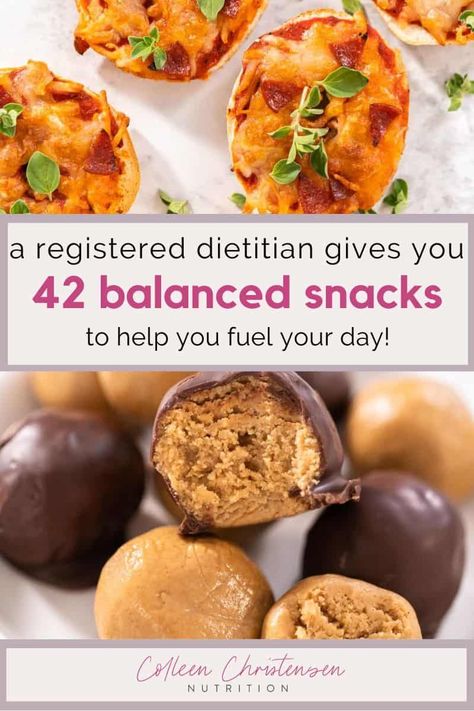 Eating a variety of foods throughout the day is key to maintaining your energy. These 42 balanced snacks will fuel your day (and taste great!). A registered dietitian gives you all the deets! Balanced Snacks, Sugar Free Diet Plan, High Fiber Snacks, Fiber Snacks, Healthy Bedtime Snacks, Sugar Free Diet, Healthy Toddler Meals, Light Snacks, Fiber Rich Foods