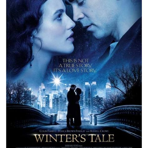 Winter's Tale Movie Poster is 11 x 17 inches in size and this Movie Poster would make the perfect addition to your home or office or gift recipient.  This superb Movie Poster is ready for hanging or framing and you will enjoy viewing this Movie Poster on your walls for many years to come.  Your Poster will ship rolled in an oversized tube for maximum protection. Winters Tale, Winter Movies, Jessica Brown Findlay, Book Tag, Love Simon, Winter's Tale, Colin Farrell, Michelle Williams, Jennifer Connelly