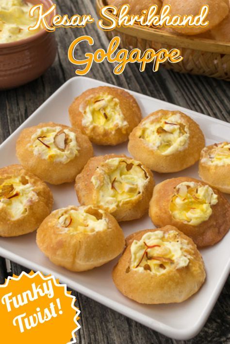 Fusion Sweets, Fusion Desserts, Diwali Snacks, Puri Recipes, Pani Puri, Sweet Dish, Diwali Food, Indian Dessert, Indian Cooking Recipes