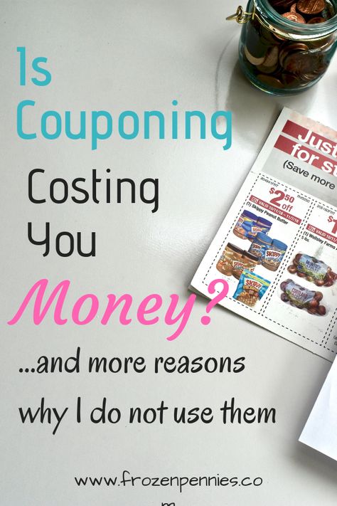 There are countless reasons why you should use coupons and how much it will save you.  However, have you ever wondered how much using coupons would cost you? #savemoney #frozenpennies #coupon Couponing 101, Couponing For Beginners, Live Frugally, Saving Money Frugal Living, Budget Advice, Penny Pinching, Grocery Budget, Finance Binder, Money Frugal