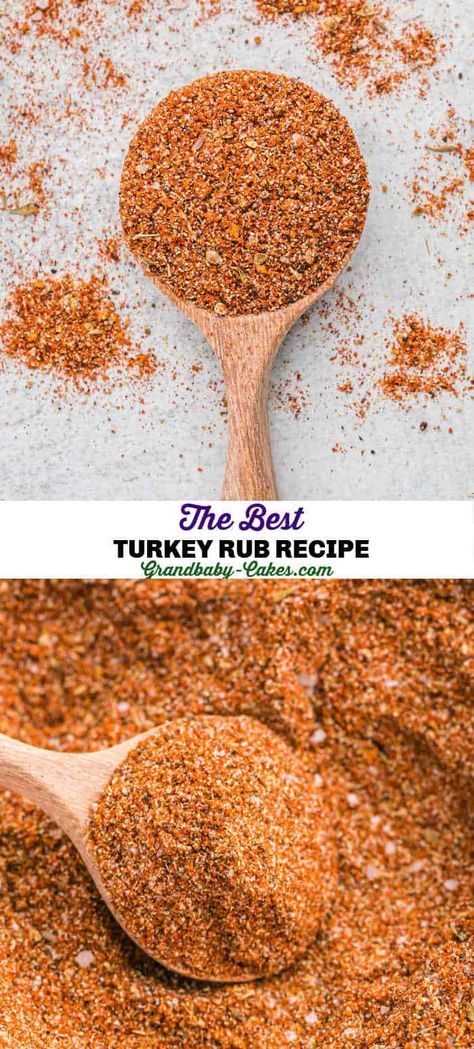 Spice Rub For Turkey, Best Spices For Turkey, Easy Turkey Seasoning Rub, Roasted Turkey Seasoning Rub, Seasoning For Smoked Turkey, Cajun Turkey Seasoning Rub, Seasoning For A Turkey, Best Turkey Seasoning Recipe, Best Dry Rub For Turkey