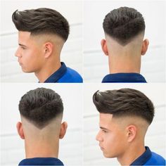 Picture of a pointed drop fade a men's short hairstyle Trendy Mens Haircuts, Cool Mens Haircuts, Faded Hair, Men Haircut Styles, Top Hairstyles, Hair 2018, Mens Haircuts Fade, Corte De Cabelo Masculino, Mens Haircuts Short