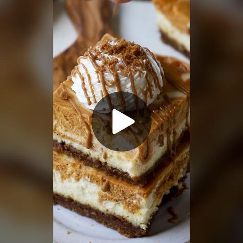 TikTok · Camila Hurst Camila Hurst, Biscoff Crust, Pumpkin Cheesecake Bars, Gluten Free Thanksgiving, Biscoff Cookies, Breakfast Pastries, Thanksgiving Food, Free Thanksgiving, Cookie Crumbs