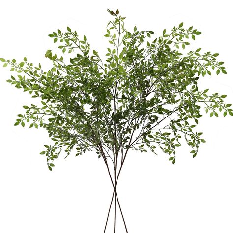 PRICES MAY VARY. 【Size】The size of artificial Nandina is 43.3" in lenght, It has 1 main branch and 3 secondary branches. And there are 3pcs Eucalyptus stems on each package. 【High Quality Decorative Branches】Artificial Plants are made of high-quality plasticand silk cloth. Naturally no special odor, beautifully made, looks super realistic, and it is also realistic to touch, has a supernatural appearance, and is often confused with real artificial plantsIdeal for landscaping or home decoration. 【 Leaf Flower Arrangement, Fake Eucalyptus, Vase With Branches, Window Photography, Faux Branches, Artificial Branches, Christmas Dining Table, Faux Leaf, Faux Greenery