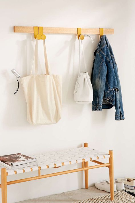 Off the Hook: The Best Modern Coat Hooks — Annual Guide 2017 Stylish Coat Rack, Wall Hooks For Coats, Diy Wall Hooks Entryway, Wall Coat Hooks Entryway, Wall Hangers Hooks, Coat Hooks Entryway Small Spaces, Entryway Wall Hooks, Wall Hooks Entryway, Coat Hooks Hallway