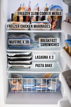 How I’ve Stocked My Freezer Before Baby Slow Cooker Recipes Chicken, Pregnancy Freezer Meals, Breakfast Lasagna, Slow Cooker Freezer Meals, Pregnancy Hacks, Freezable Meals, Freezer Meal Planning, Make Ahead Freezer Meals, Crock Pot Freezer