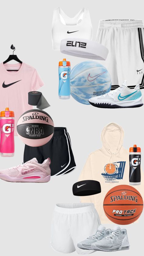 #basketballgirl #basketball #sports #fitnessinspo #fitideas Basketball Tryouts Outfit, Basketball Fits For Women, Basketball Outfits For Women, Basketball Wishlist, Hooping Fits, Basketball Outfit For Women, Basketball Essentials, Basketball Fits, Basketball Game Outfit Women