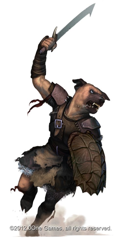 Dog Humanoid, Dog Warrior, Dog Race Dnd, Winged Kobold, Kobold Noble, Dog Folk Dnd, Dogfolk D&d, Canine Art, Fantasy Male