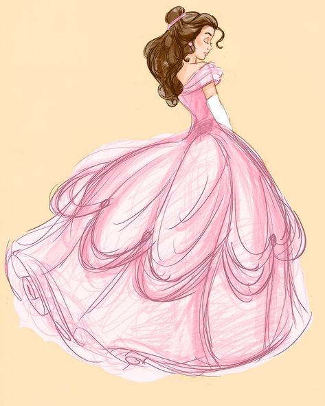 Beauty And The Beast Pink Aesthetic, Chip Beauty And The Beast, Princess Illustration, Belle Beauty And The Beast, Swan Princess, Party Aesthetic, Belle Beauty, Princess Belle, Cinderella Castle