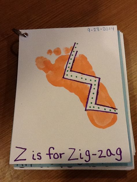 Z is for Zig-zag Letter Z Handprint Craft, Z Handprint Craft, Handprint Alphabet, Letter Z Crafts, Ladybug Room, Nanny Life, Handprint Keepsake, Footprint Craft, Infant Room