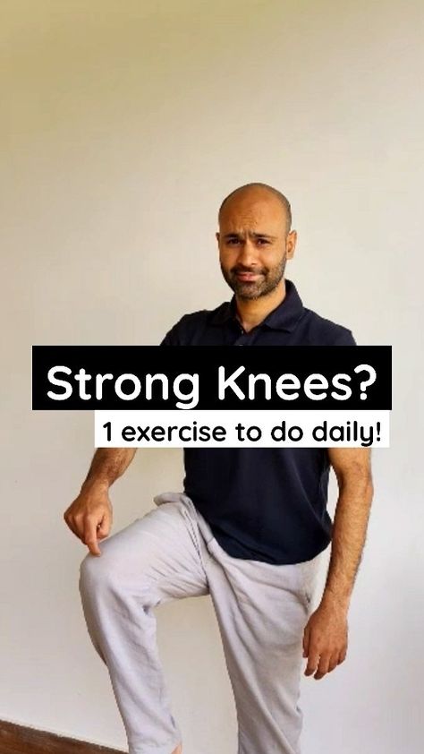 Asheesh Pal | Health, Fitness and Lifestyle | ✅ Strong Knees? In the ancient Qigong technique to strengthen the knee, we do a static 2 minutes hold in this position daily to make our… | Instagram Sore Knee Exercises, Strong Knees Workout, Exercise To Strengthen Knees, Fluid On The Knee, Exercises For Arthritic Knees, Knee Fat Exercises, Strengthen Knees, Strong Knees, Knee Mobility