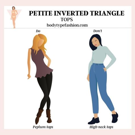 How to dress petite inverted triangle - Fashion for Your Body Type Petite Inverted Triangle Outfits, Petite Inverted Triangle, Triangle Outfits, Inverted Triangle Fashion, Inverted Triangle Outfits, Sabrina Neckline, Simple Long Dress, Inverted Triangle Body Shape, Triangle Body Shape