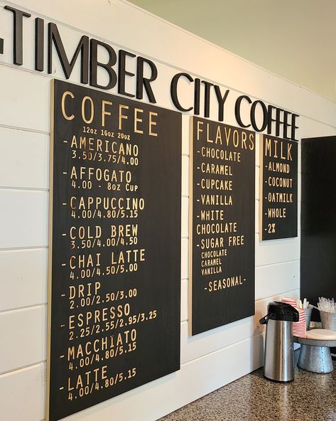 Cafe Wall Menu Ideas, Cafe Price Board, Coffee Shop Menu Board Ideas, Coffee Trailer Menu Ideas, Menu Boards Cafe, Coffee Shop Menu Board Design, Coffee Board Ideas, Coffee Menu Board, Coffee Shop Menu Board