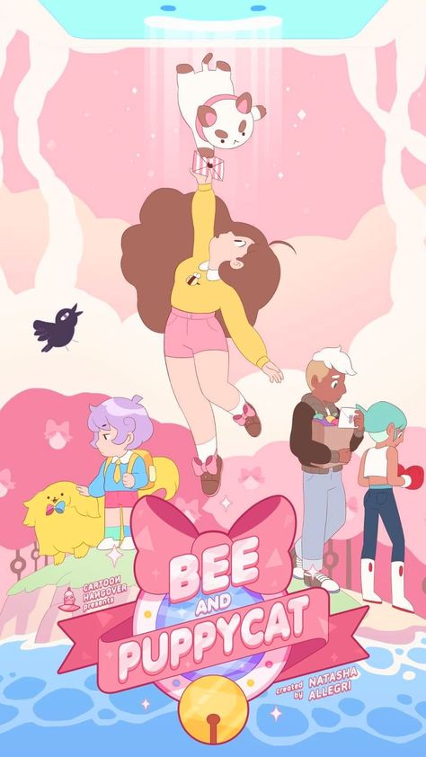 Bee and PuppyCat Wallpaper Discover more Anime, Bee, Bee and PuppyCat, PuppyCat wallpaper. https://www.ixpap.com/bee-and-puppycat-wallpaper-29/ Bee And Puppy Cat Poster, Bee And Puppy Cat Art Style, Bee And Puppycat Official Art, Cartoon Cat Design, Puppycat And Bee Wallpaper, Bee And Puppycat Color Palette, Bee And Puppycat Room, Bee Ans Puppycat, Bee And Puppycat Lockscreen