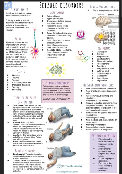 Seizures Nursing Notes, Psychiatry Nursing Notes, Neuro Med Surg Nursing, Neurology Nursing Notes, Neurological Disorders Nursing, Nremt Study Guide, Pathophysiology Nursing Study Guides, Nursing Notes Organization, Neurology Notes