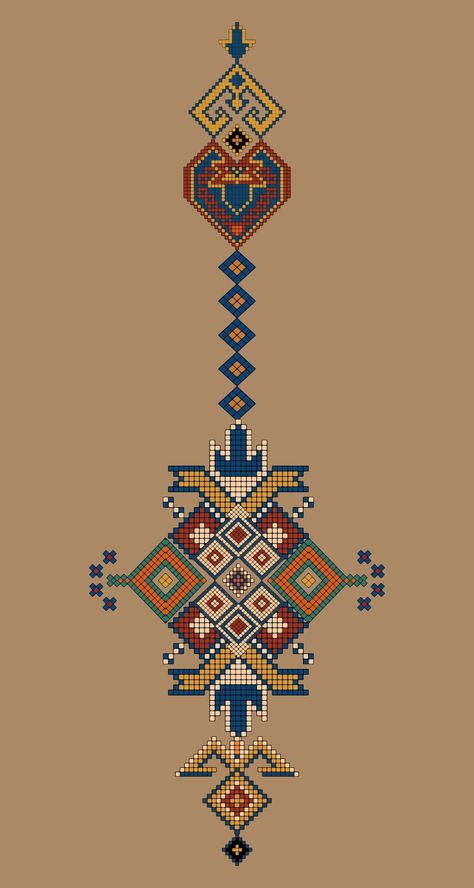 Dekorasi Bohemia, Pola Bordir, Print Design Art, Textile Prints Design, Islamic Art Pattern, Pola Kristik, Stitching Art, Cross Stitch Art, Textile Patterns