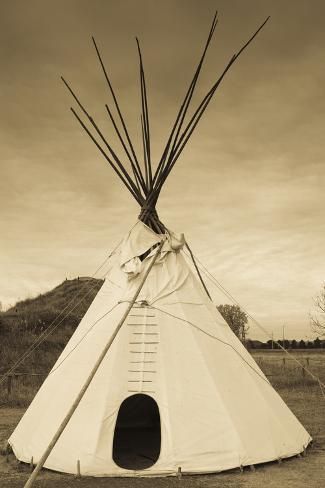 size: 12x8in Photographic Print: Native American Teepee, Grand Island, Nebraska, USA by Walter Bibikow : Fine Art Photographer Walter Bibikow has traveled the world to capture breathtaking images spanning the intricacies of the tiniest flower to the grandeur of vast architectural and scenic wonders. For three decades, Bibikow has trekked to regions including Africa, the Middle East, the Caribbean and North America, often returning to a location several times during different seasons, or in chang Grand Island Nebraska, Indian Teepee, Native American Teepee, Indian Photos, Tee Pee, Survival Gardening, American Architecture, Beginner Painting, Tattoo Sleeve