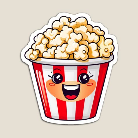 Get my art printed on awesome products. Support me at Redbubble #RBandME: https://www.redbubble.com/i/magnet/Cartoon-Style-Popcorn-Sticker-Art-Prints-and-More-by-Inspirataart/153095572.TBCTK?asc=u Popcorn Posters, Popcorn Stickers, Cute Popcorn, Halloween Colouring, Halloween Coloring Book, Stickers Magnets, Skateboard Stickers, Colouring Book, Halloween Coloring