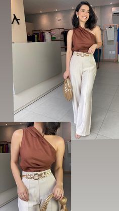 Casual Classy Outfits Chic Simple, Graduation Outfit Ideas For Mom Classy, Parent Graduation Outfit Mom, Brown Party Outfit, Interview Outfits Women, Look Office, Professional Outfits Women, Guest Attire, Elegante Casual