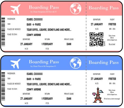 Template Tiket, Boarding Pass Invitation Template, Fake Plane Ticket, Ticket Template Free, Boarding Pass Invitation, Boarding Pass Template, Best Travel Gifts, Boarding Passes, Free Printable Gifts