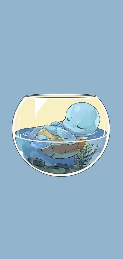 Pokemon Wallpaper Squirtle, Squirtle Wallpaper, Pokemon Lock Screen, Peaceful Backgrounds, Cute Pokemon Art, Real Pokemon, Widget Board, Pokemon Backgrounds, Your Adorable