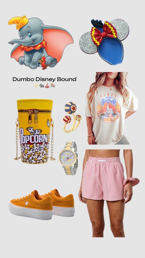 Dumbo Disney Bound Outfit Dumbo Costume, Dumbo Disney, Disney Bounding, Disney