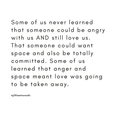 Jillian Turecki on Instagram: “Yes, it’s our responsibility to deal with our fear and not suffocate the relationship. But it’s also our responsibility to give each other…” Space In Relationships, Jillian Turecki, Space In A Relationship, Stunning Quote, Space Quotes, Angry Person, Get Angry, I Like Him, Love Is Gone